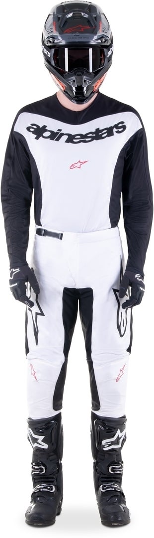 Alpinestars Fluid Lurv Motokrosový dres bílá/černá L Obrázek 3