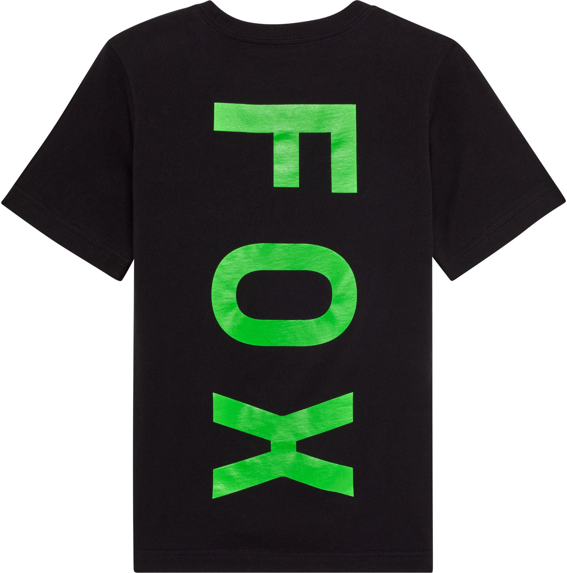 FOX Spire T-skjorte for ungdom svart/grønn YM Figur 2