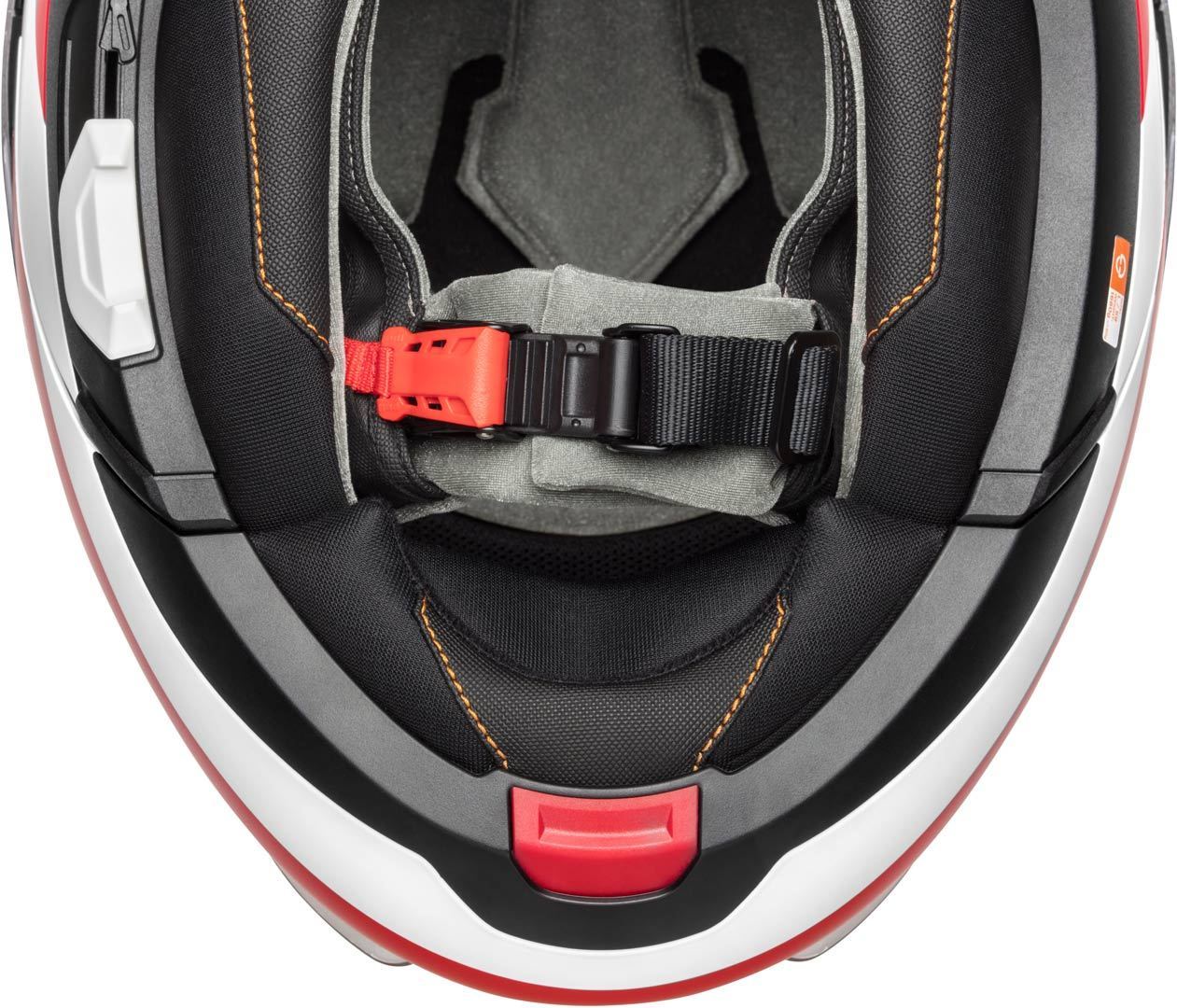 Schuberth C4 Pro Fragment Klapphelm weiß/rot S (55) Abbildung 4