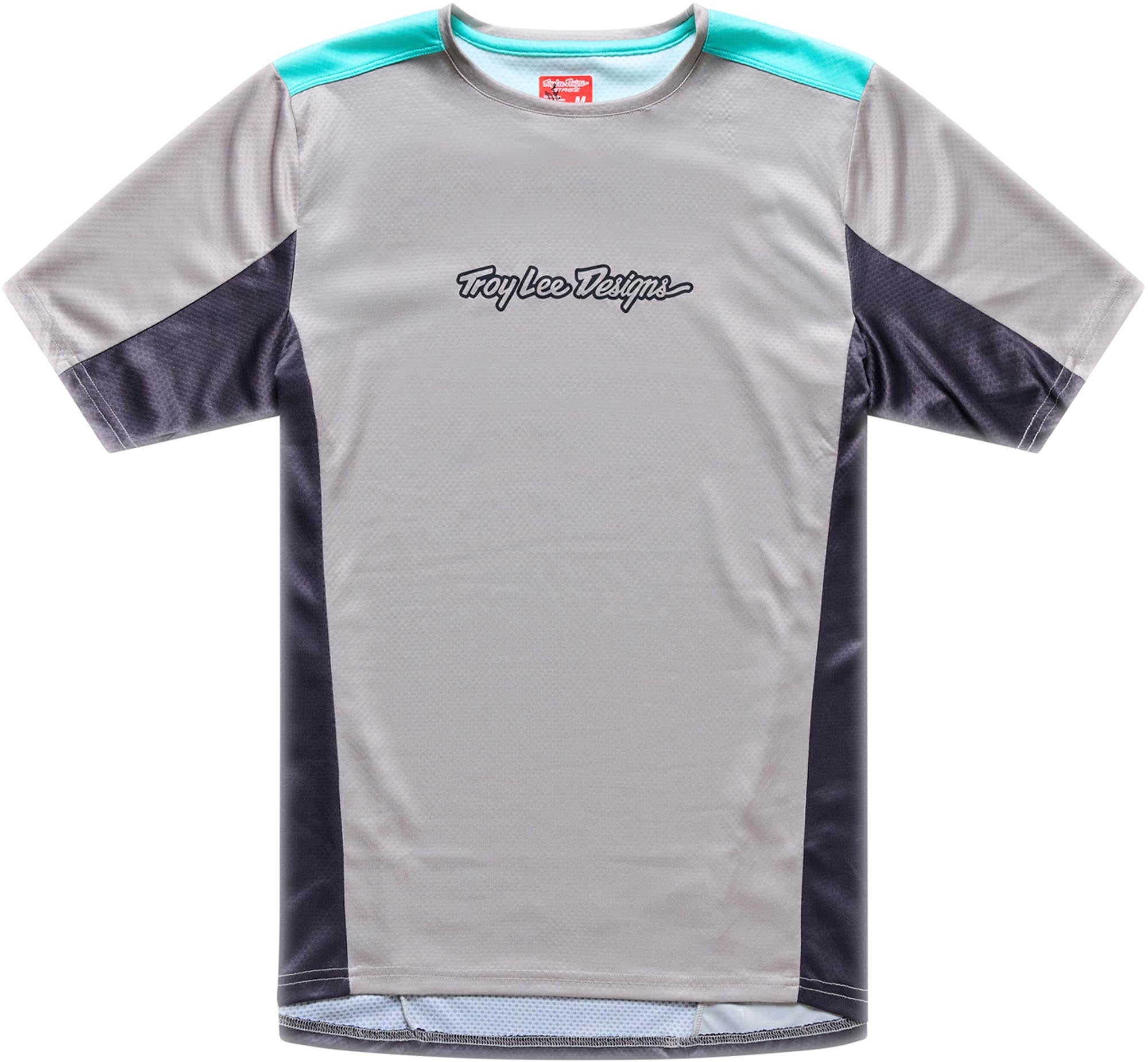 Troy Lee Designs Stage Signature Short Sleeve Bicycle Jersey grey stone XL Figure 1