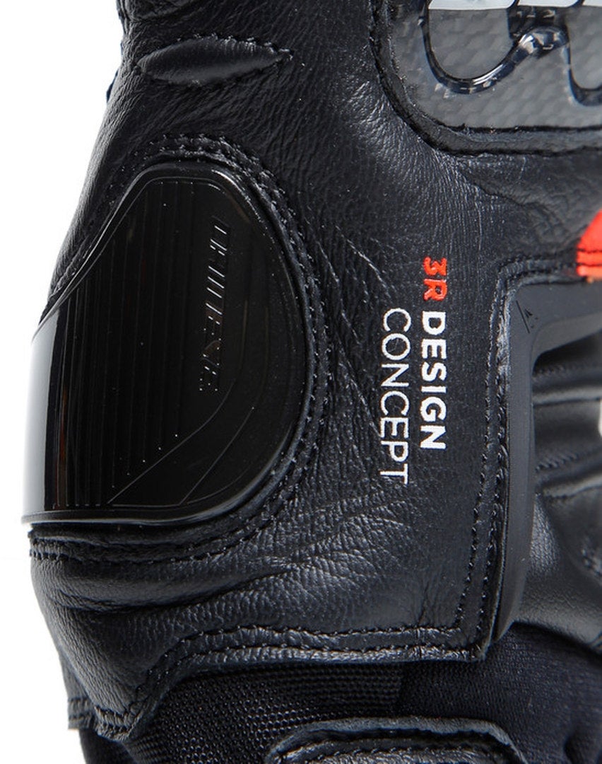 Dainese Carbon 4 Short Motorcykelhandsker sort/rød L Figur 10