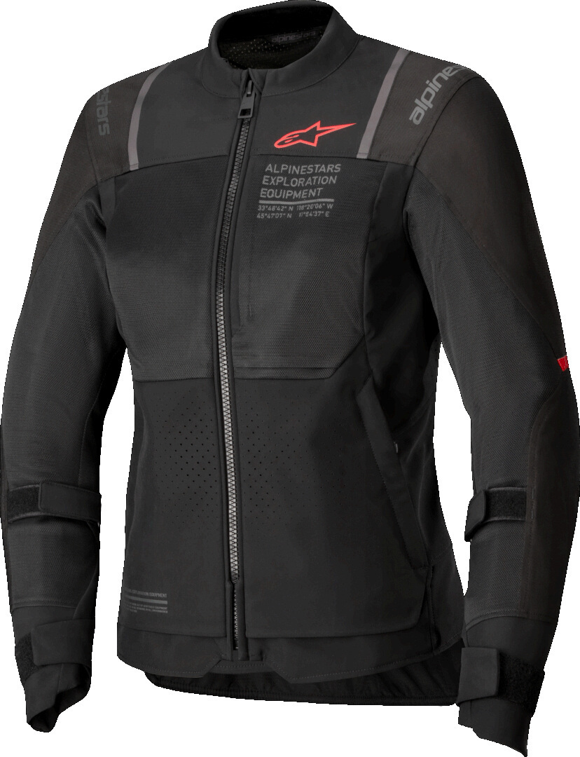 Alpinestars Stella ST-2 Air Dame motorcykel tekstiljakke Sort S Figur 1