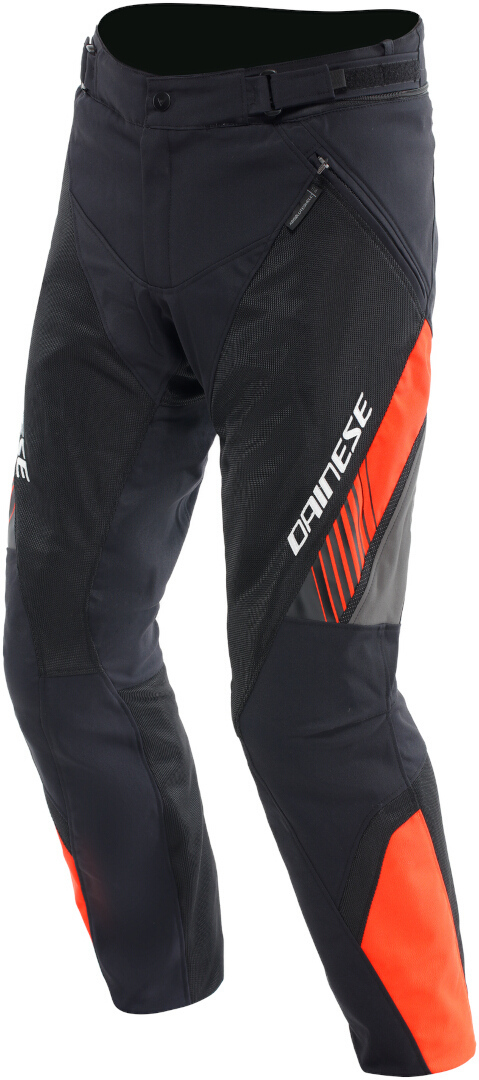 Dainese Drake 2 Air Absoluteshell Motorcycle Textile Pants black/red 64 Figure 1
