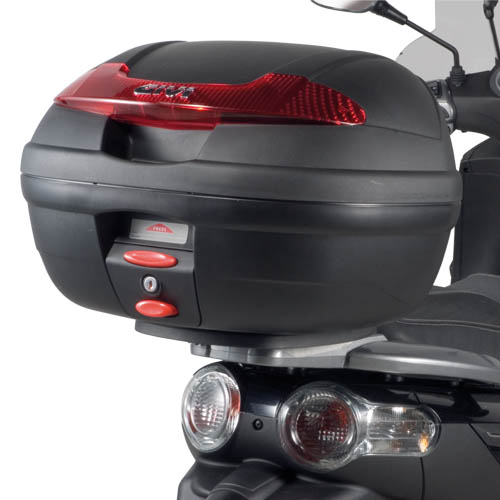 GIVI E340 Vision Monolock Topplåda med platta svart/röd 34 Ltr. Figur 2