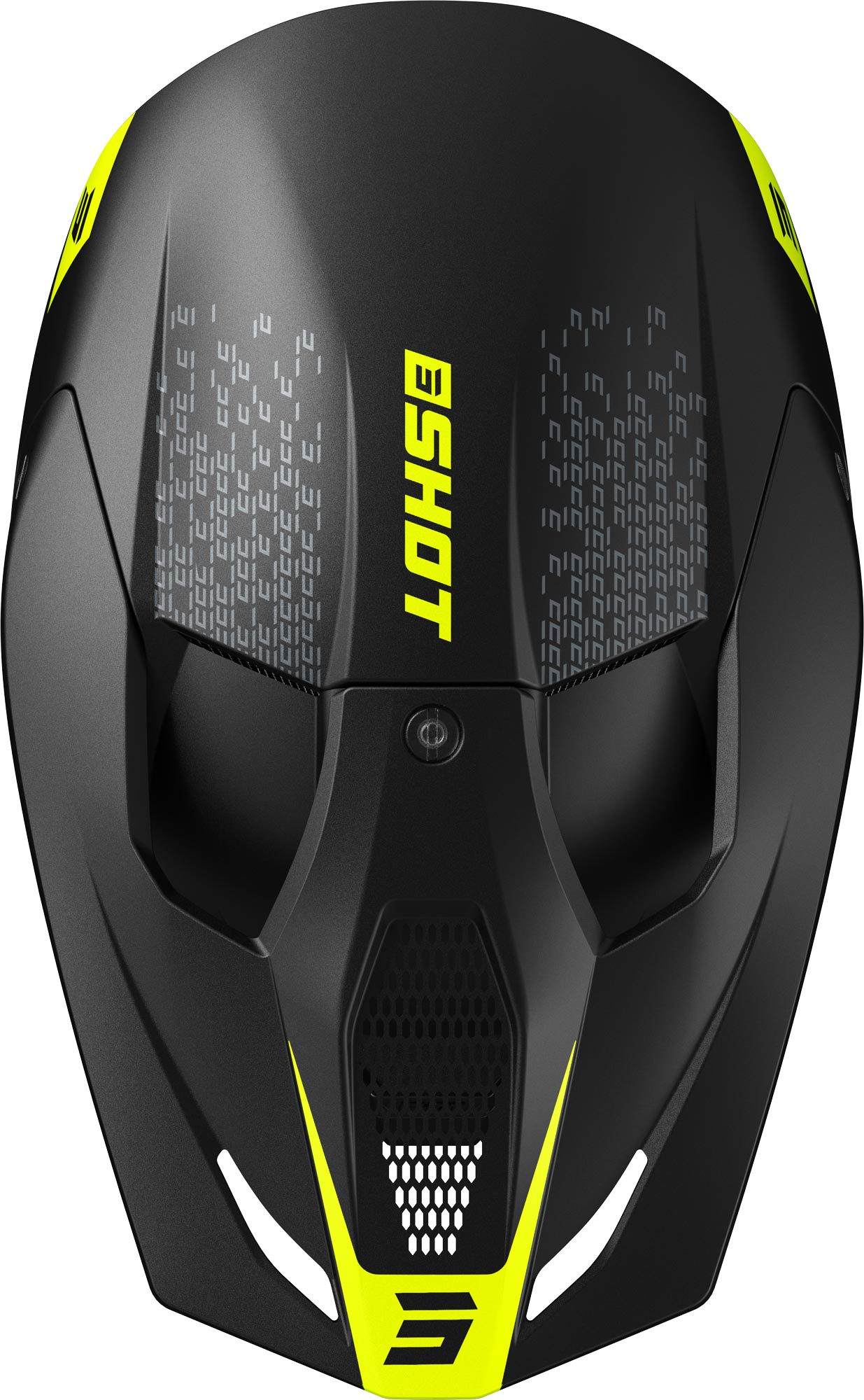 Shot Furious Draw Motocross Helm gelb L (59/60) Abbildung 2