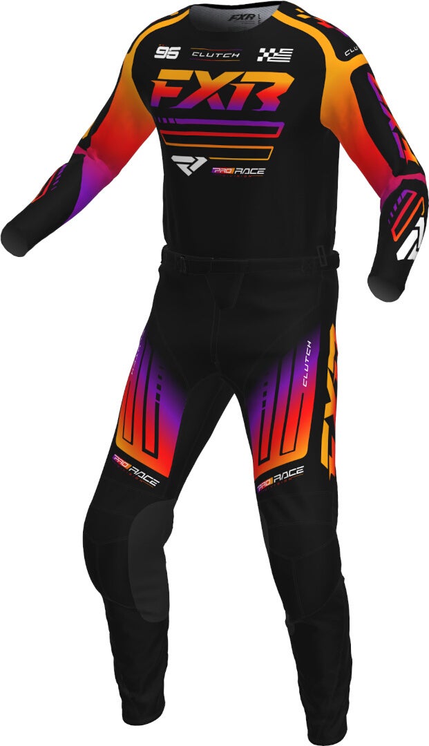 FXR Clutch 2025 Pantalons de motocross orange/violet 36 Figure 3