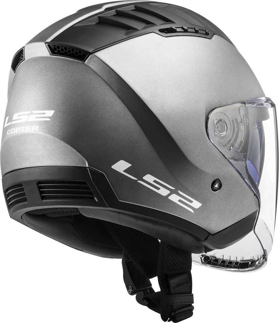 LS2 OF600 Copter Jethelm silber matt M (57/58) Abbildung 2