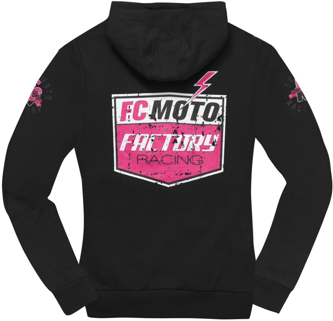 FC-Moto Effortless Dame Zip Hettegenser svart/rosa XL Figur 2