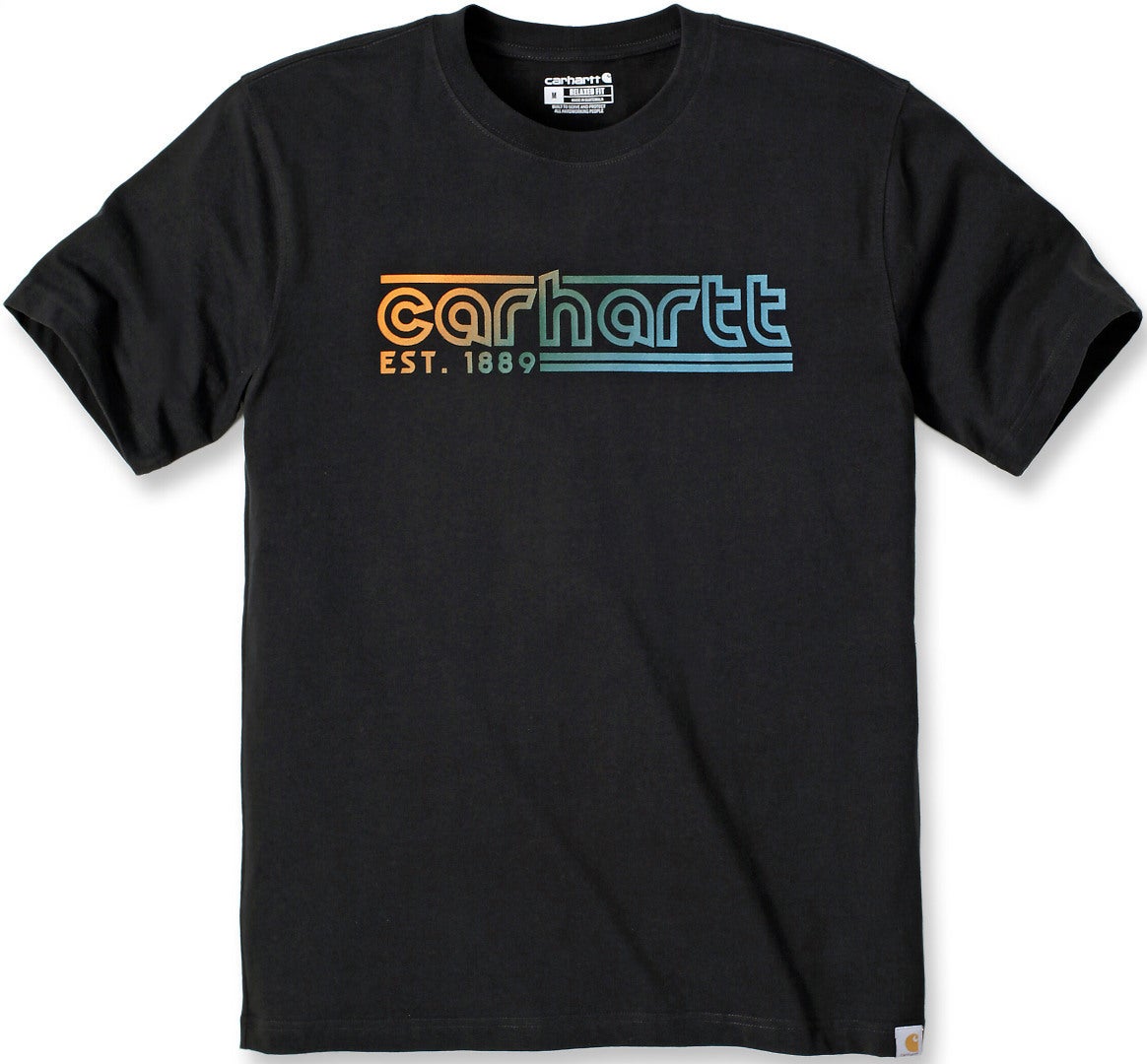 Carhartt Relaxed Fit Lightweight Short-Sleeve Logo Graphic Triko černá L Obrázek 1