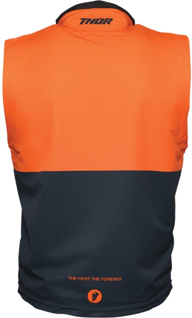 Thor Warm Up Motocross Weste blau/orange M Abbildung 2