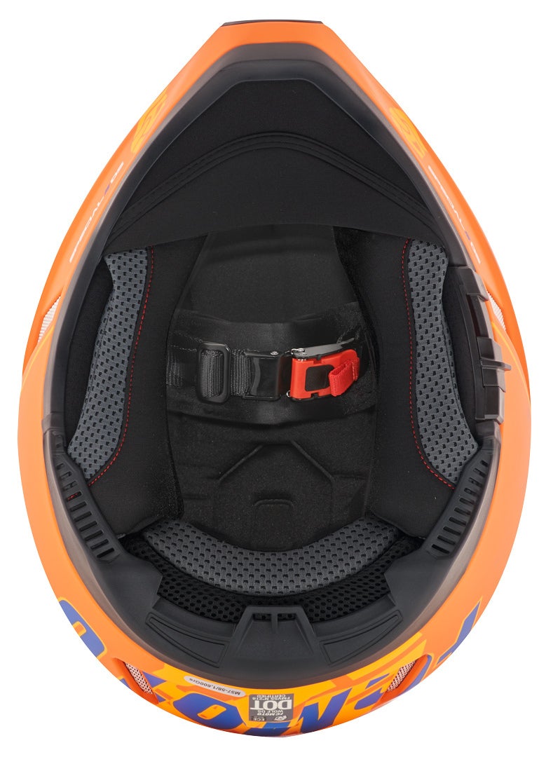 FC-Moto Merkur Pro Straight Enduro Helm orange matt 2XL Abbildung 10