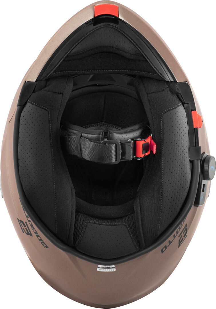 Bogotto H271 BT Bluetooth Casco Marrone opaco S Figura 8