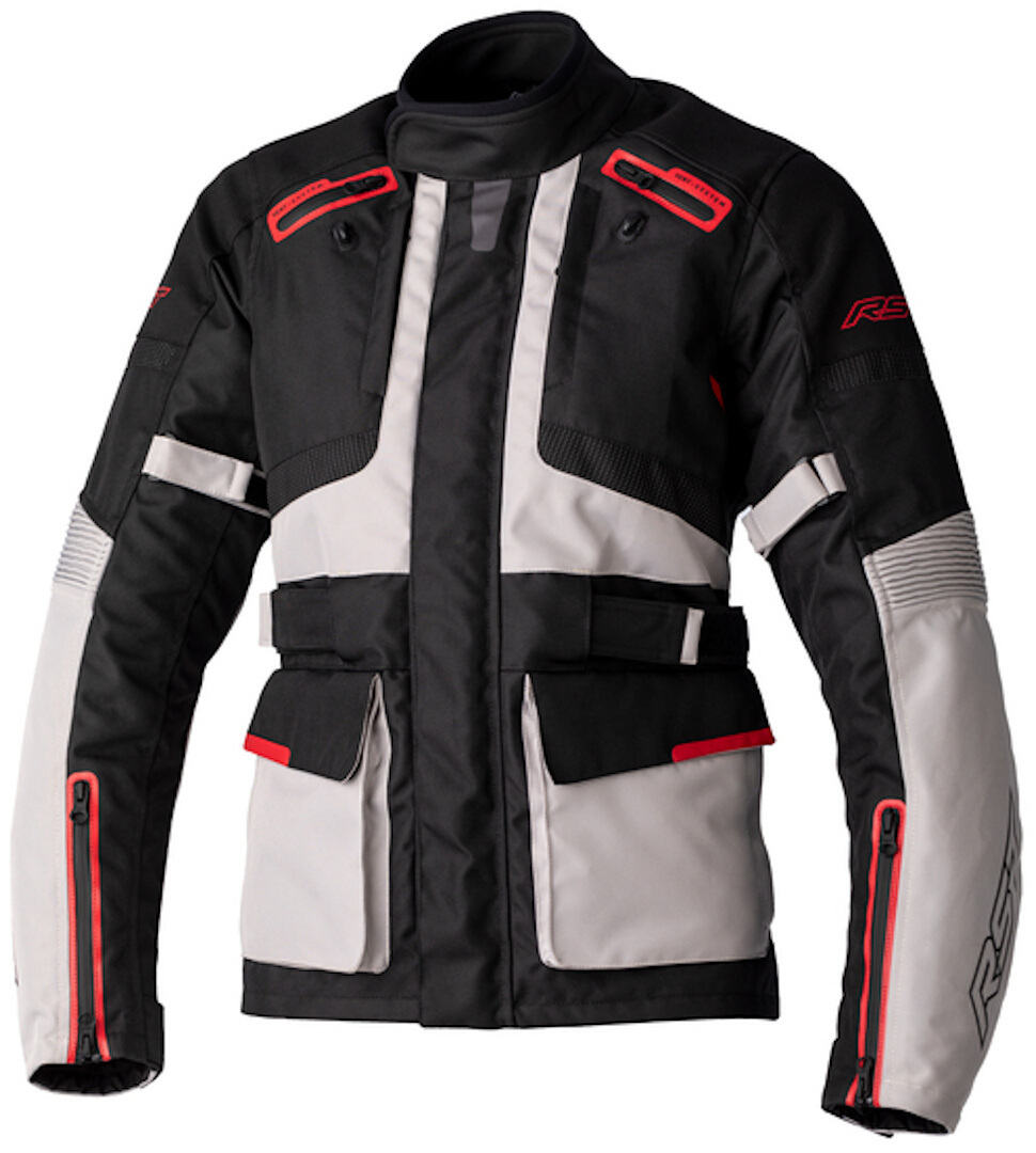 RST Endurance Veste textile de moto pour dames Noir/Gris/Rouge S Figure 1