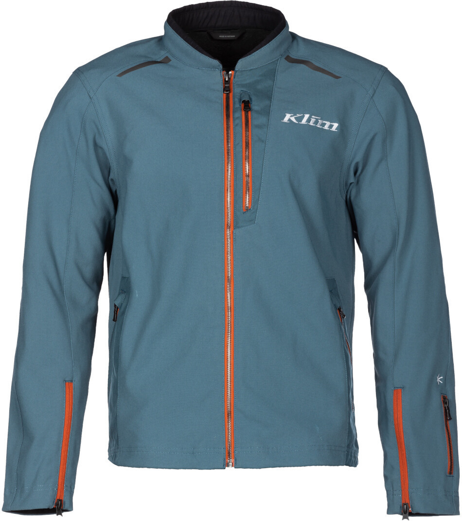 Klim Marrakesh 2023 Motorcycle Textile Jacket blue/orange XXL Figure 7