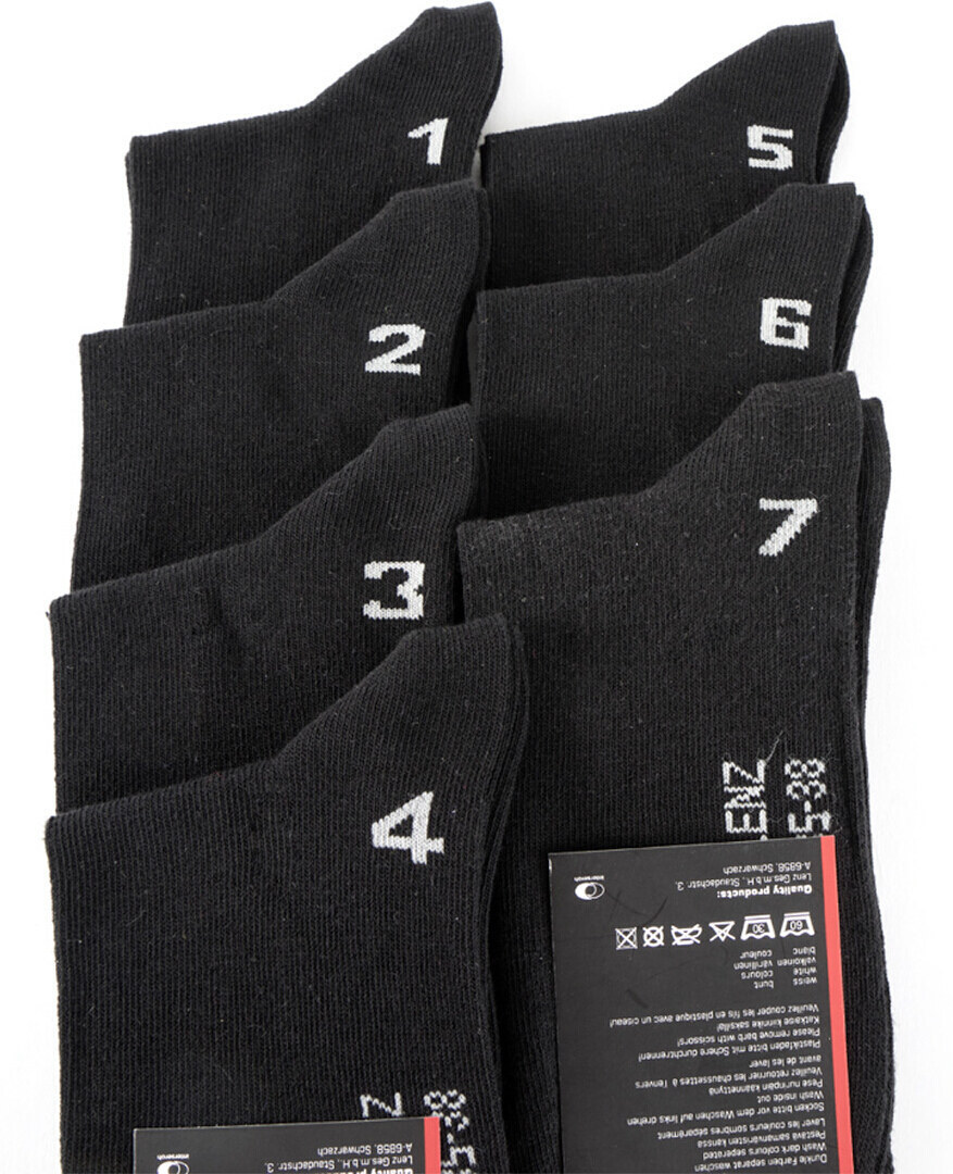 Lenz Duos Sneaker 1–7 Șosete negru 35-38 Figura 3