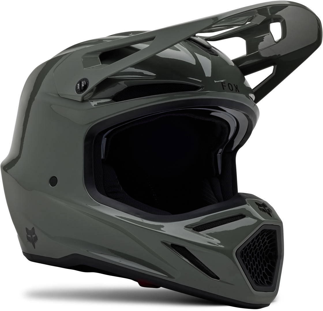 FOX V3 RS Carbon Solid MIPS Motocross Helm grau XL (61/62) Abbildung 1