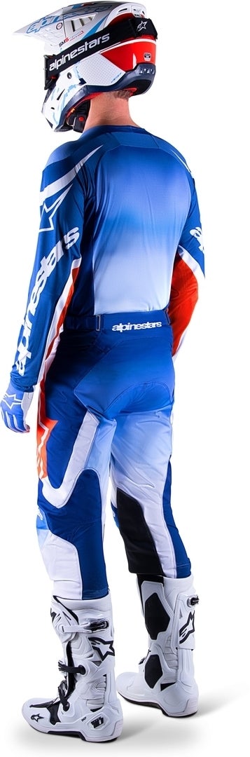 Alpinestars Racer Semi Motocross Jersey blau/orange M Abbildung 4