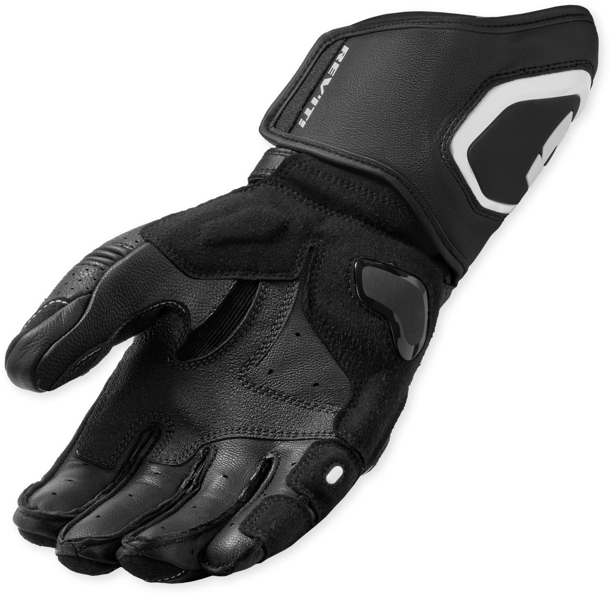 Revit Argon 3 perforerede motorcykelhandsker Sort/hvid S Figur 2