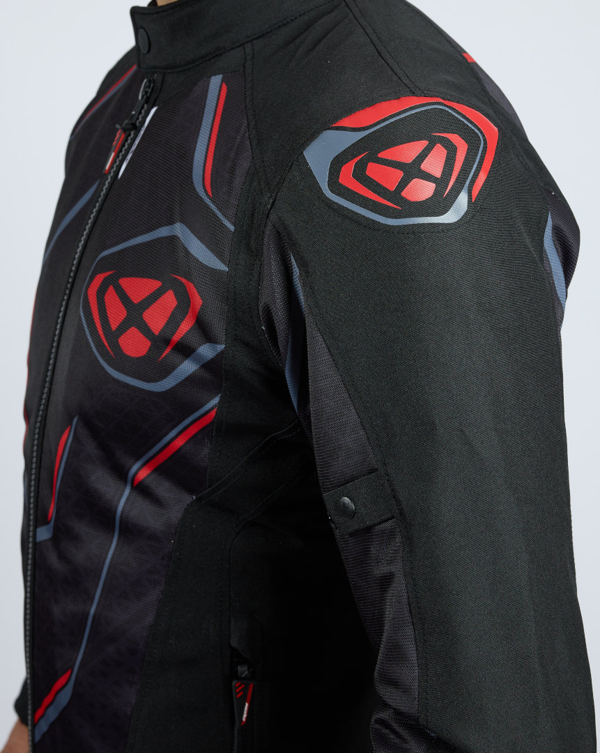 Ixon Demoniak Motorcycle Textile Jacket black/red L Figure 4