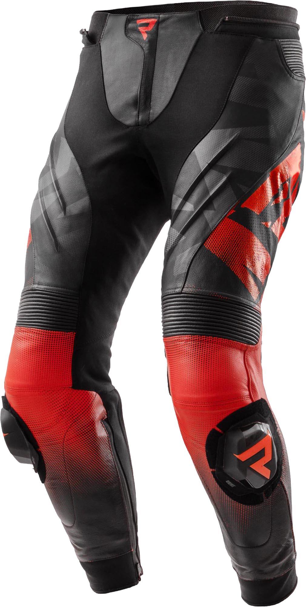 Rebelhorn Inferno Motorrad Lederhose schwarz/rot 58 Abbildung 1