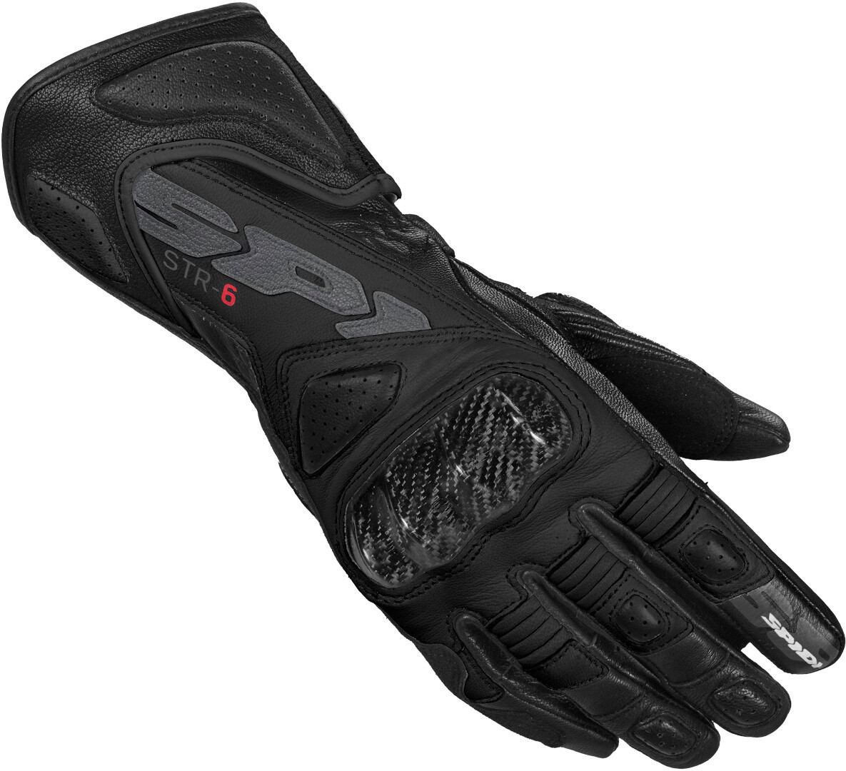 Spidi STR-6 Damen Motorradhandschuhe schwarz M Abbildung 1