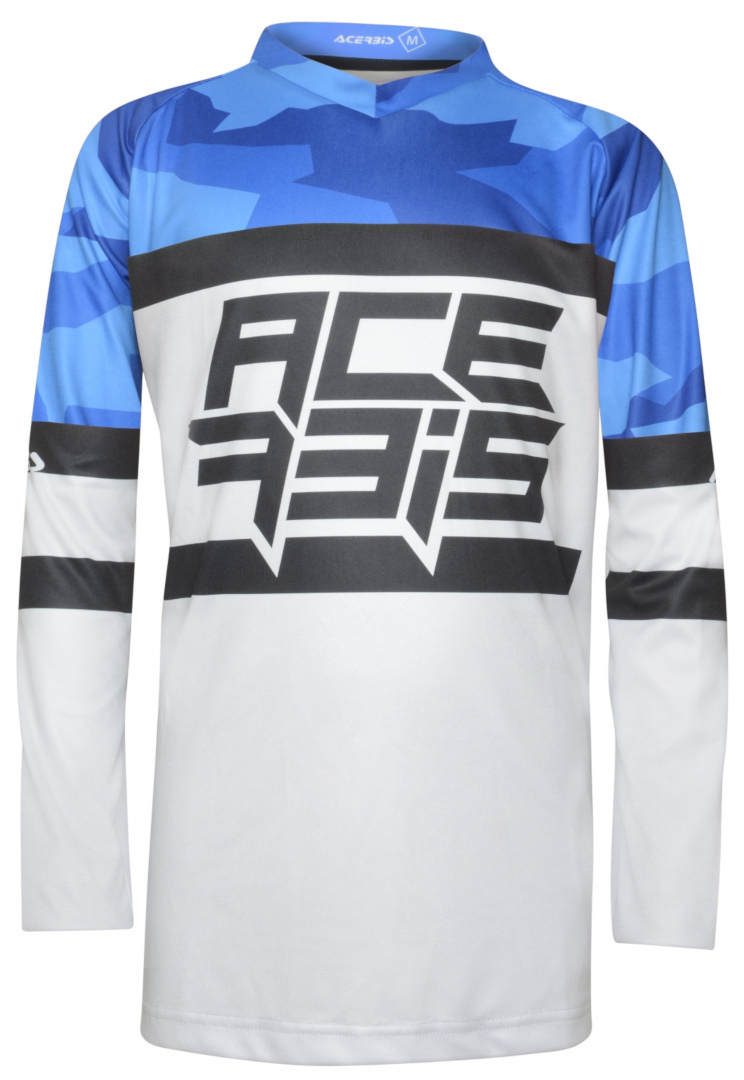Acerbis Skyhigh Barn motocross Jersey Blå/grå L Figur 3
