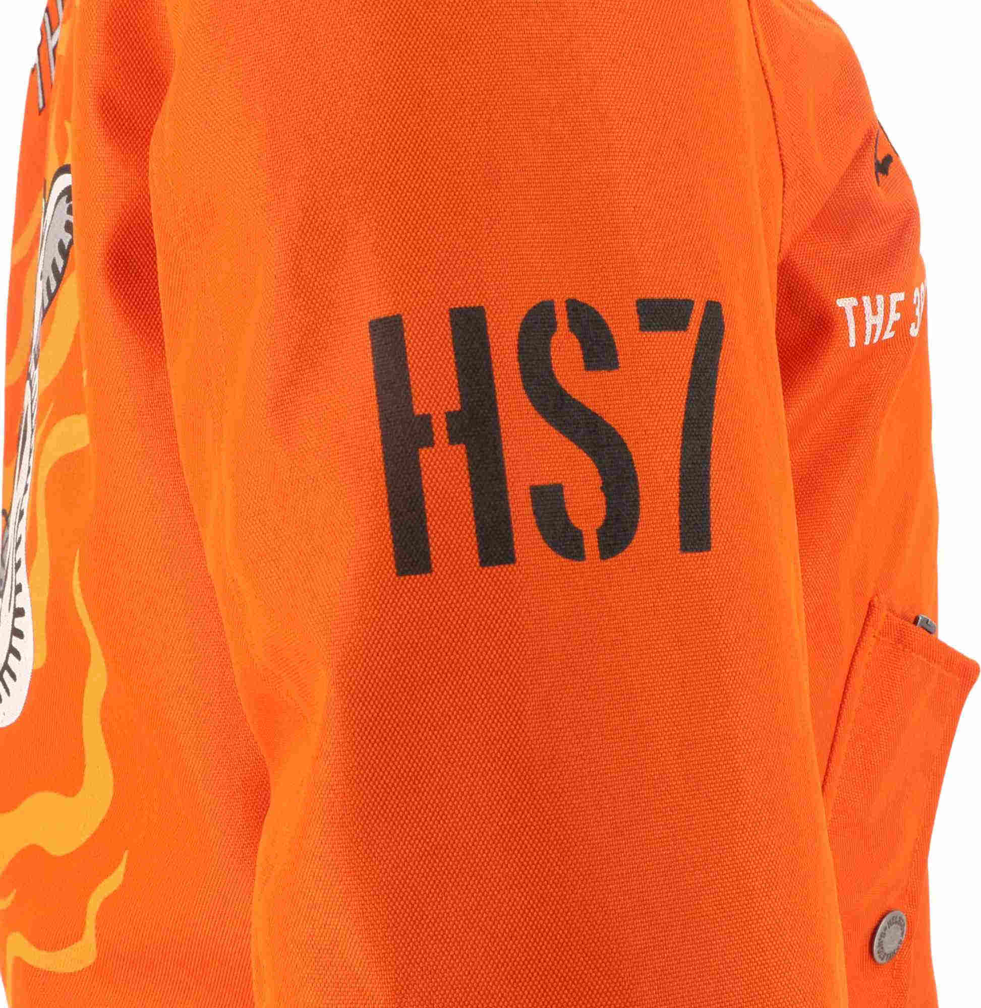 Helstons Tigresse Giacca tessile moto da donna Arancione/Nero M Figura 7