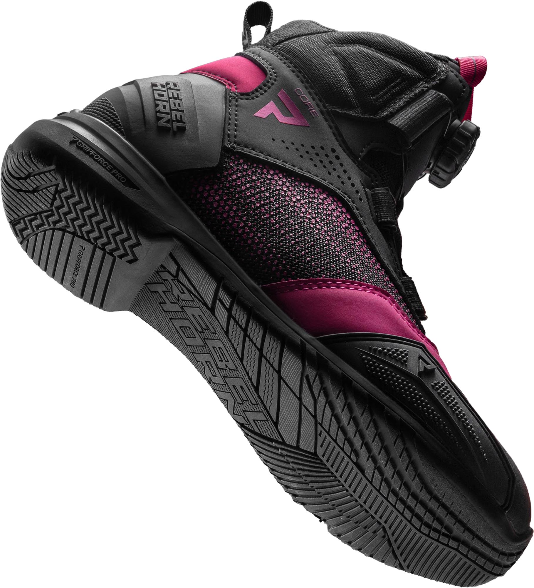 Rebelhorn Core Damer Motorcykelsko sort/pink 43 Figur 6