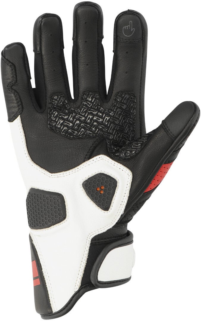 Richa Stradale Stealth perforerede motorcykelhandsker sort/hvid/rød XL Figur 2