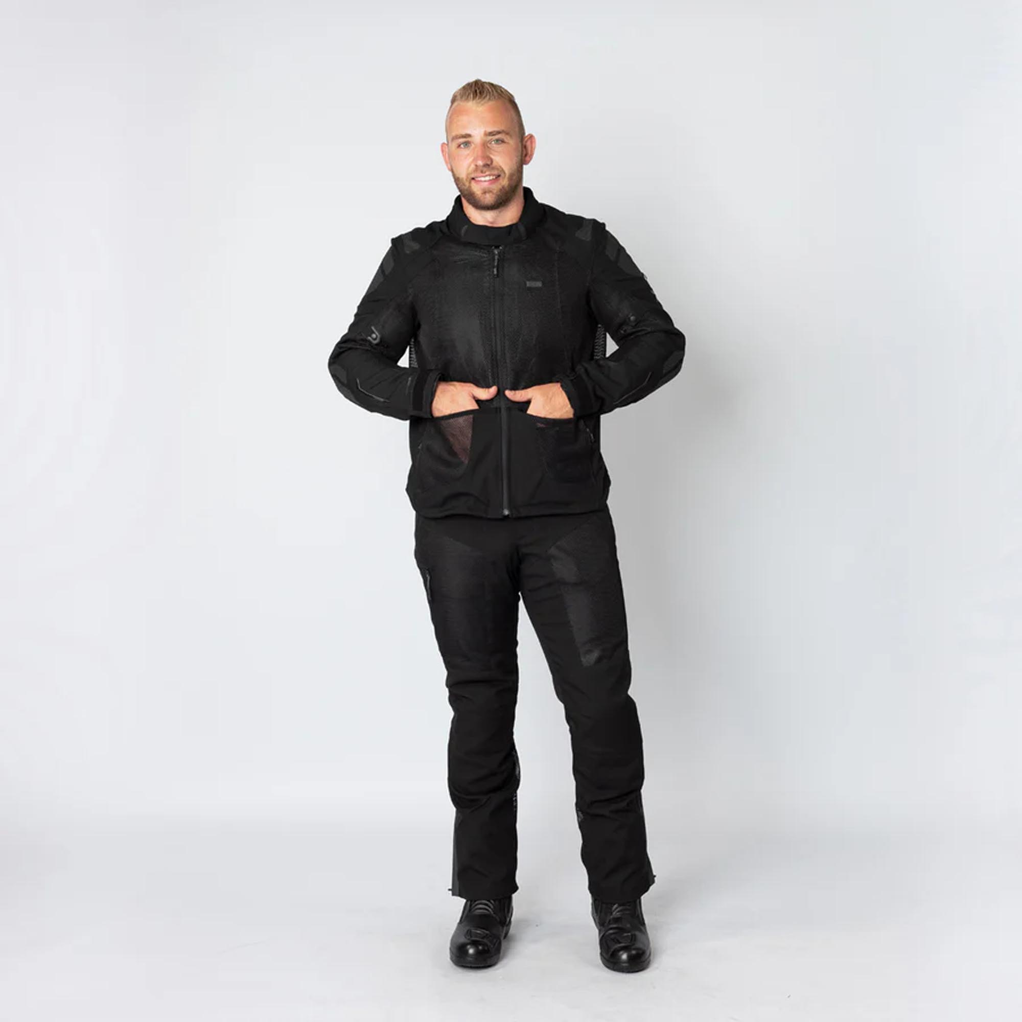IXS Tourster-Big Air 1.0 Mesh Motorcycle Textile Jacket black M Figure 4