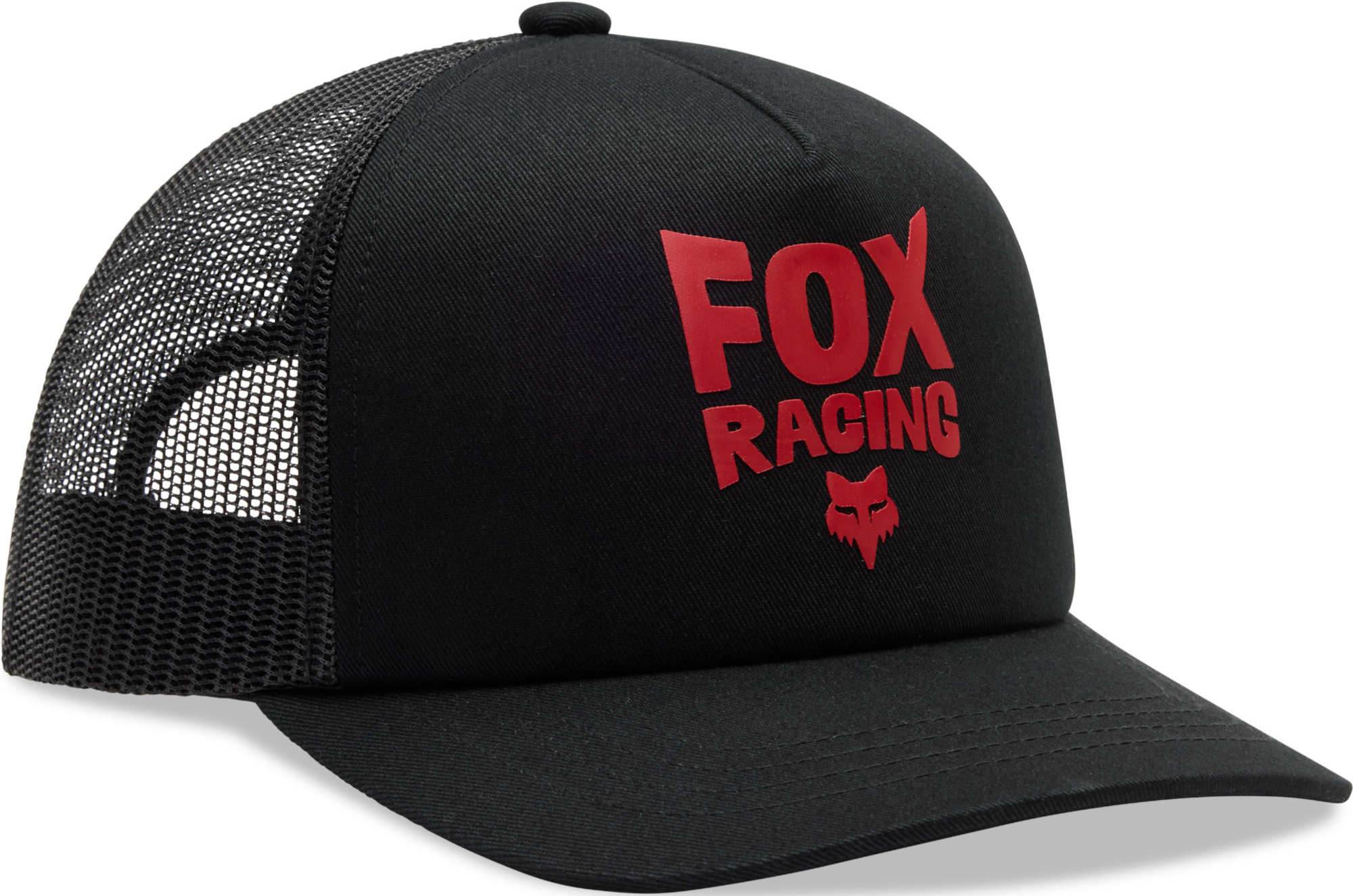 FOX Bolt Mesh Șapcă de Camionagiu Tineret Negru/Roșu Figura 1