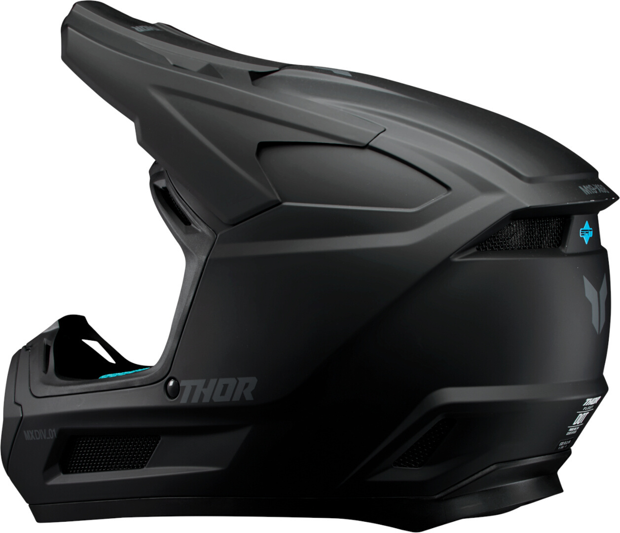 Thor Fleet Blackout Cască de motocross pentru copii Y/S (48/49) Figura 4