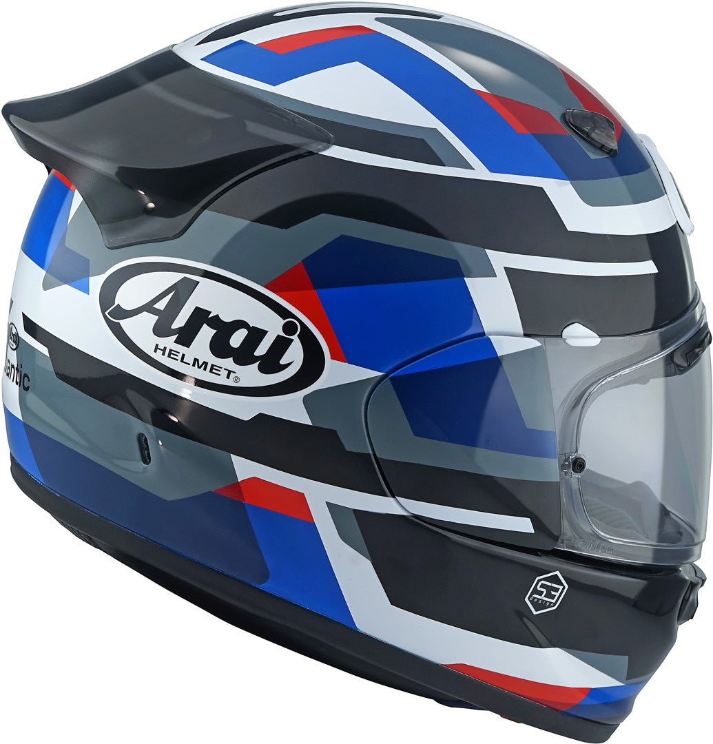 Arai Quantic Abstract Helm blau/schwarz/weiß XL (61/62) Abbildung 2