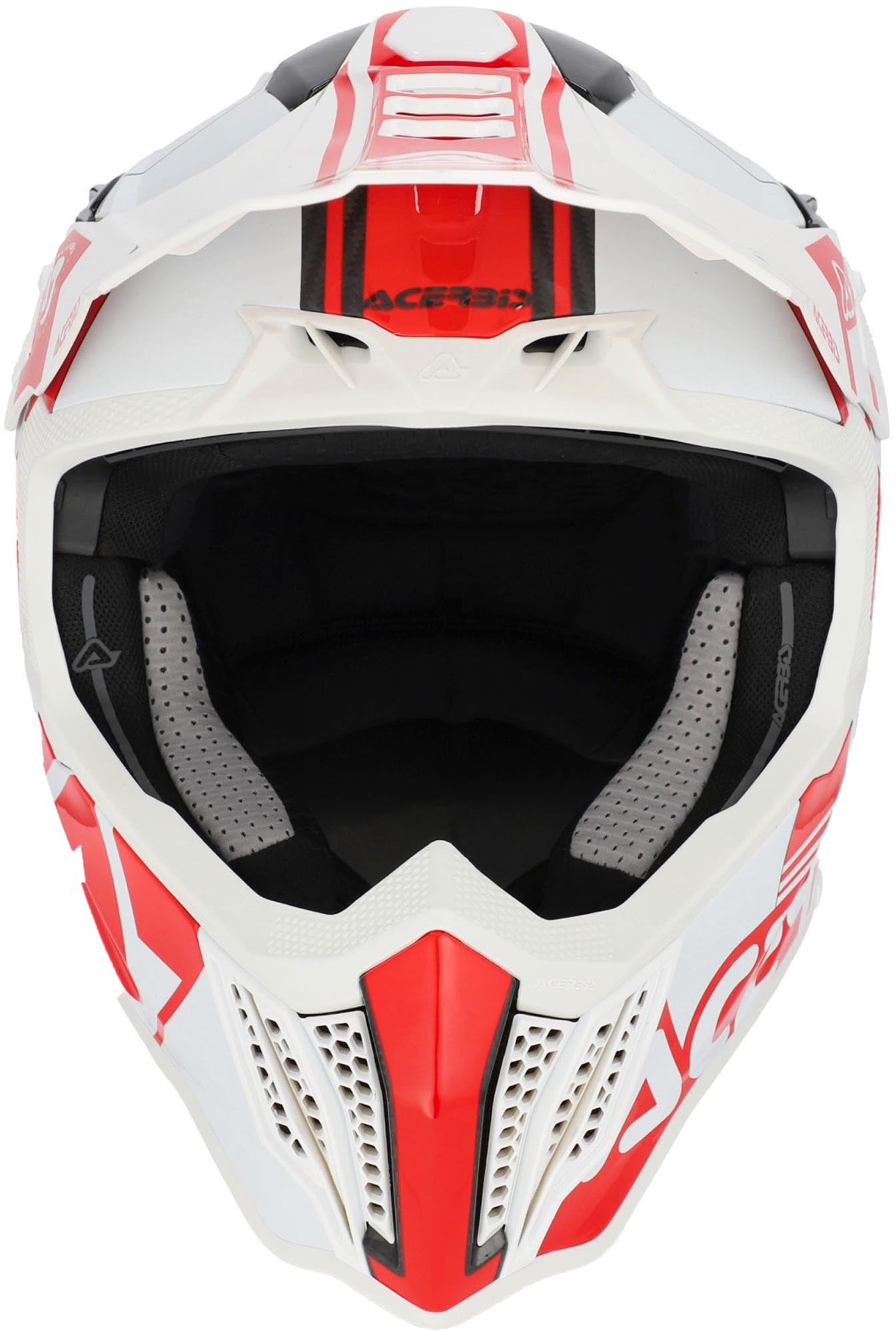 Side view of Acerbis Airstrike-C Graphic Carbon Motocross Helmet