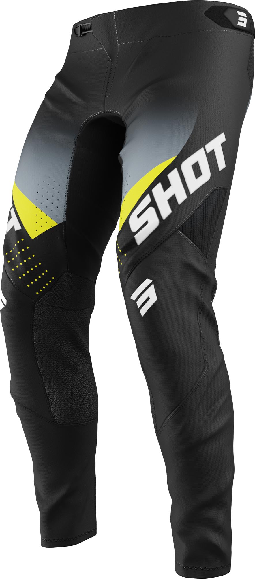 Shot Aerolite HVA Pantalons de motocross noir/gris 40 Figure 1