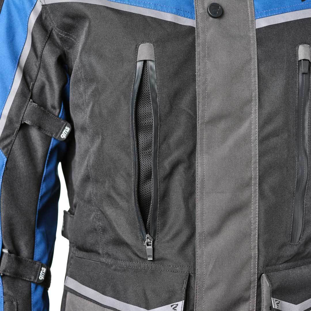 Side view of GMS Twister Neo waterproof Motorcycle Textile Jacket
