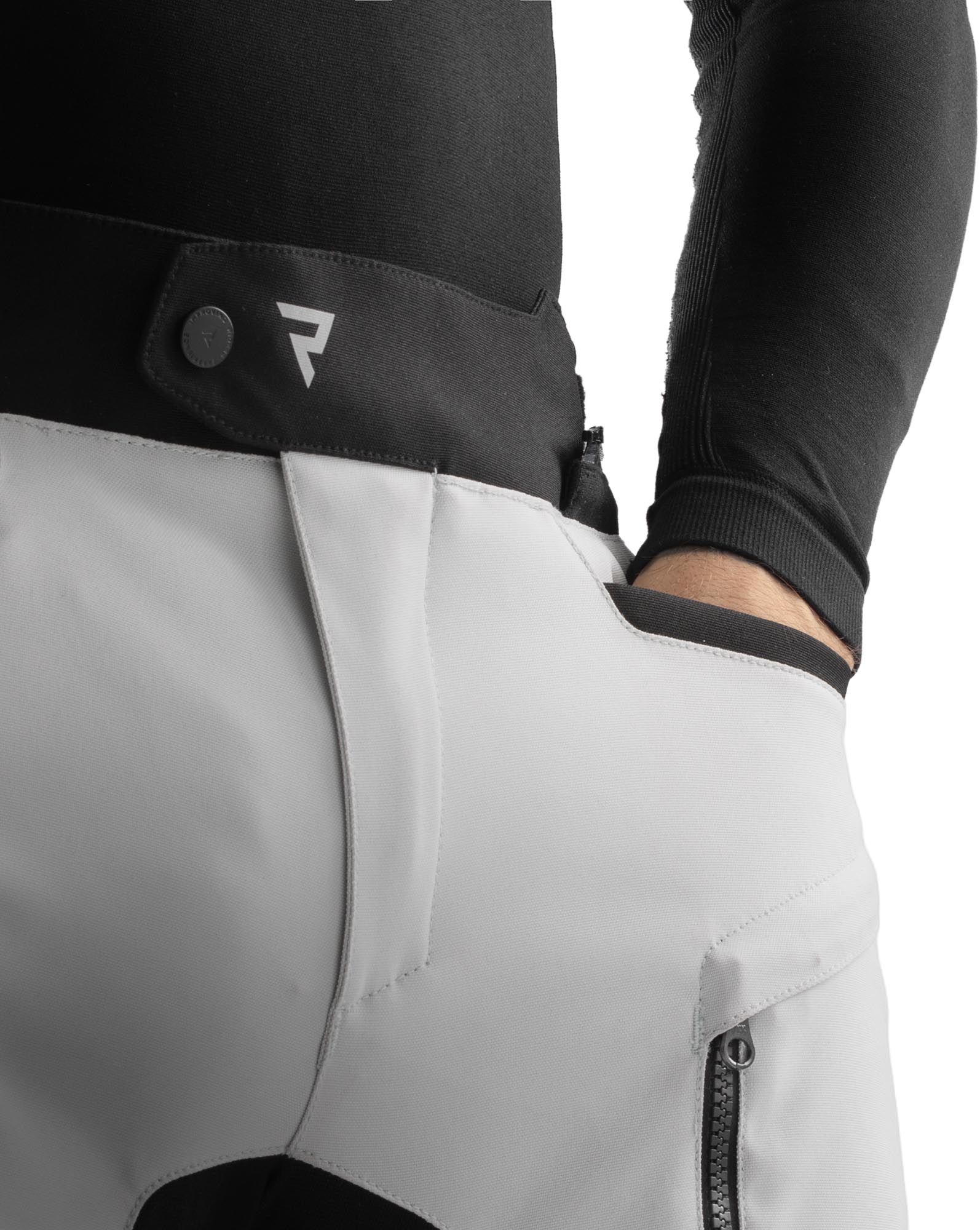 Rebelhorn Hardy 3.0 waterproof Motorcycle Textile Pants black/grey 2XL Figure 8