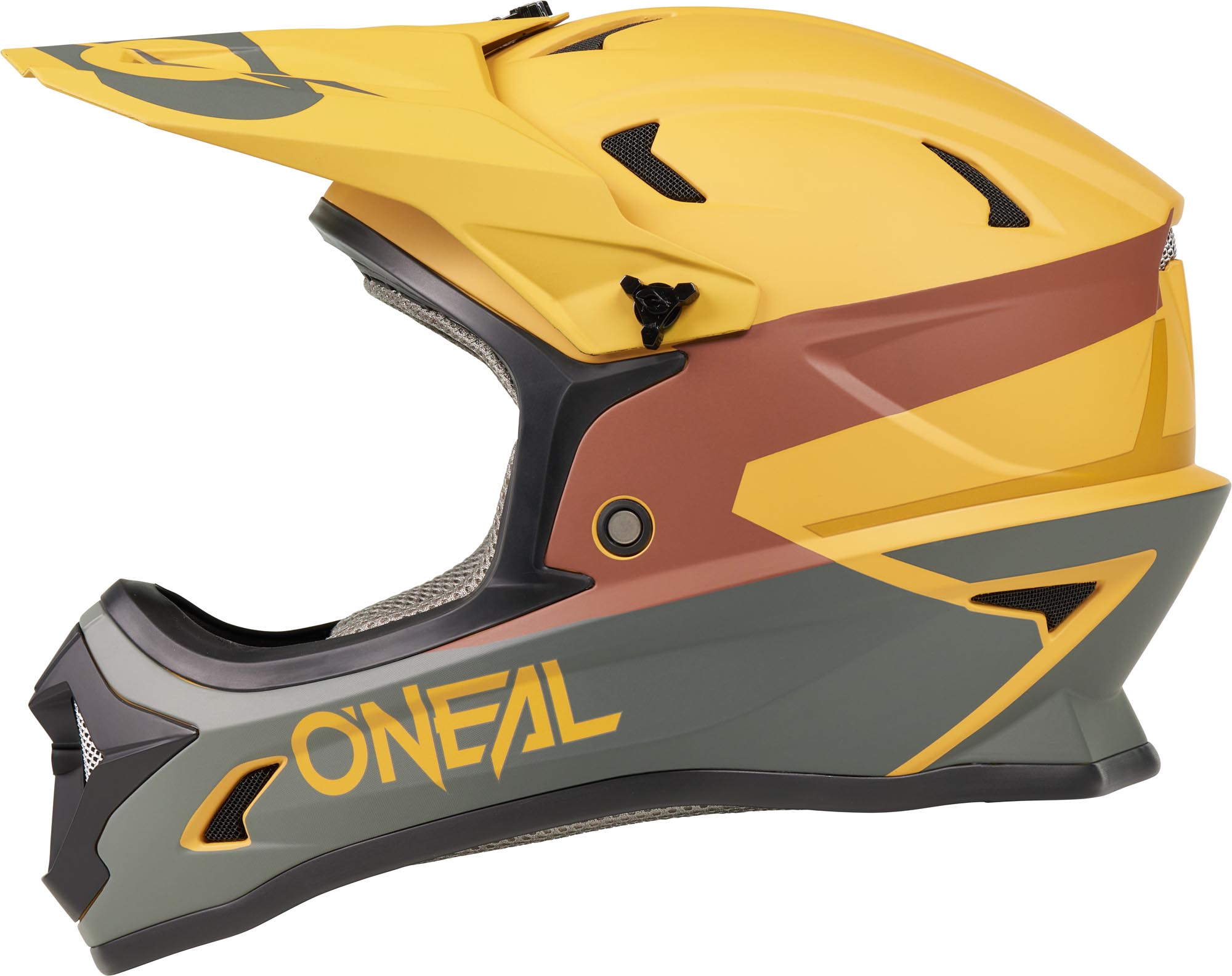 Oneal Sonus Gravix 速降头盔 黄色/橄榄色 XL（61/62） 图3