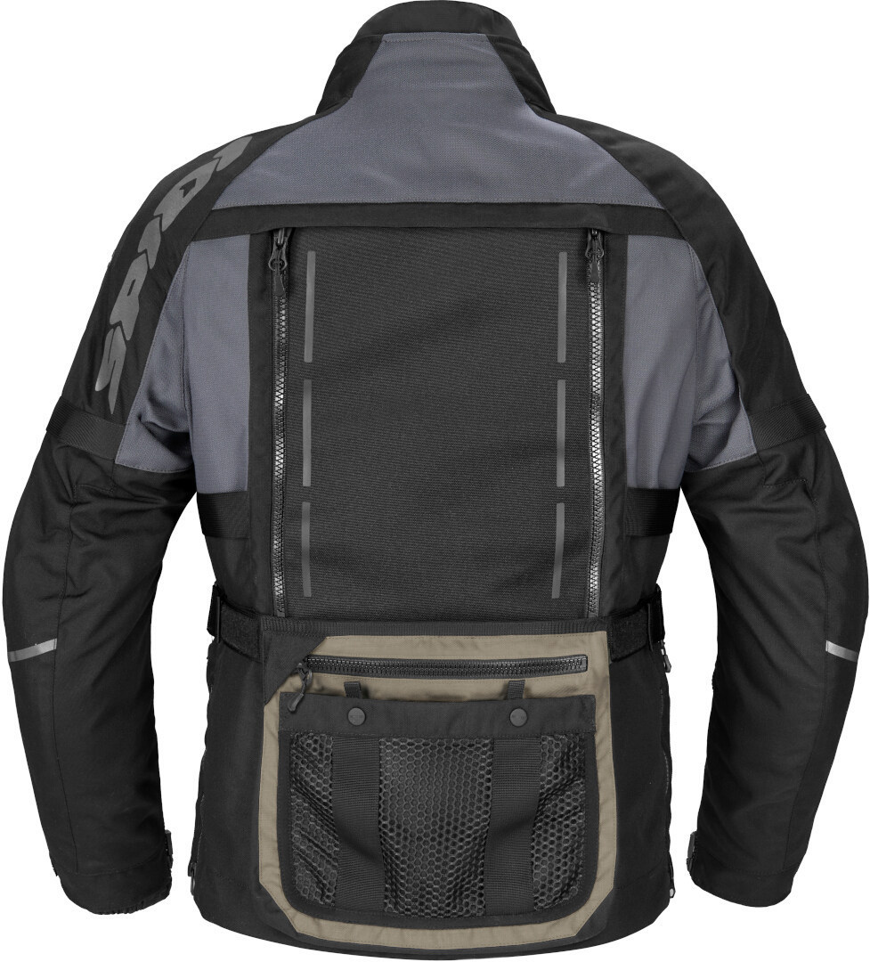 Spidi Hard Track 3 H2Out waterproof Motorcycle Textile Jacket olive M Figure 3