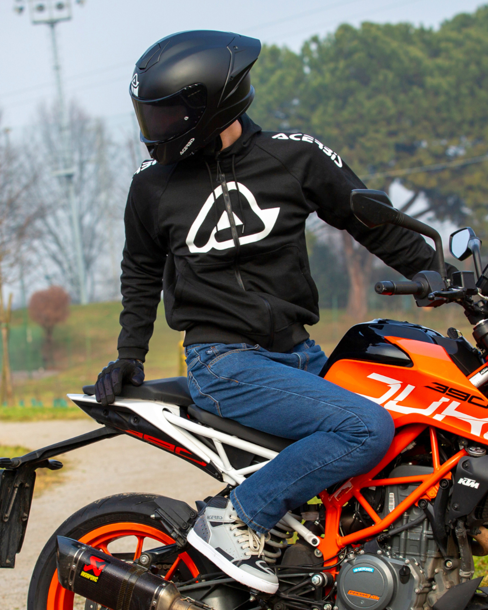 Acerbis Fly Motorcycle Zip Hoodie M Figure 11