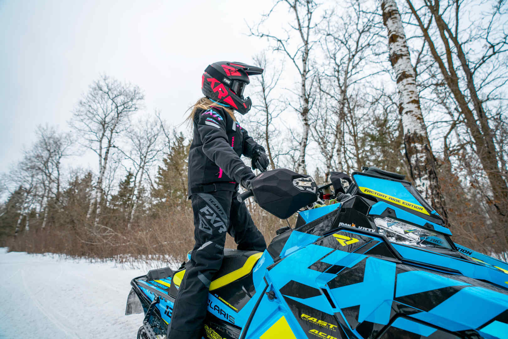FXR Team FX Senhoras Snowmobile Bib Calças preto 8 Figura 3