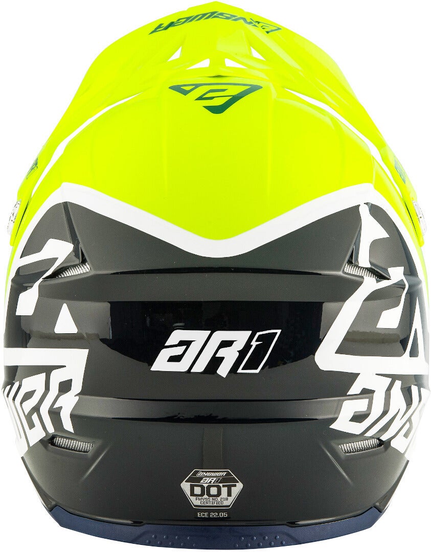 Answer AR-1 Voyd Motocross Helm grau/gelb S (54/56) Abbildung 2
