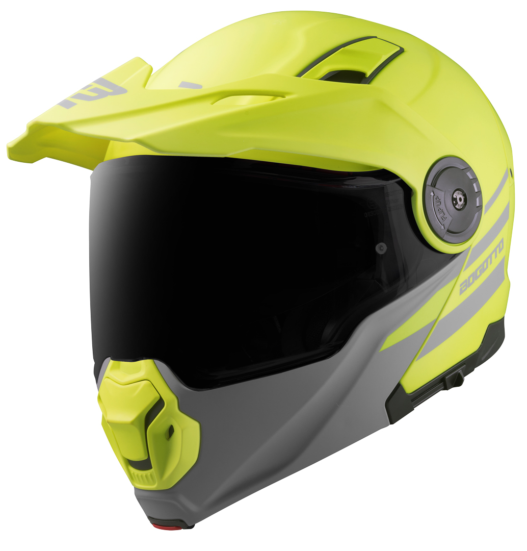Bogotto FG-102 Duo Cască din fibră de sticlă Galben mat M Figura 3
