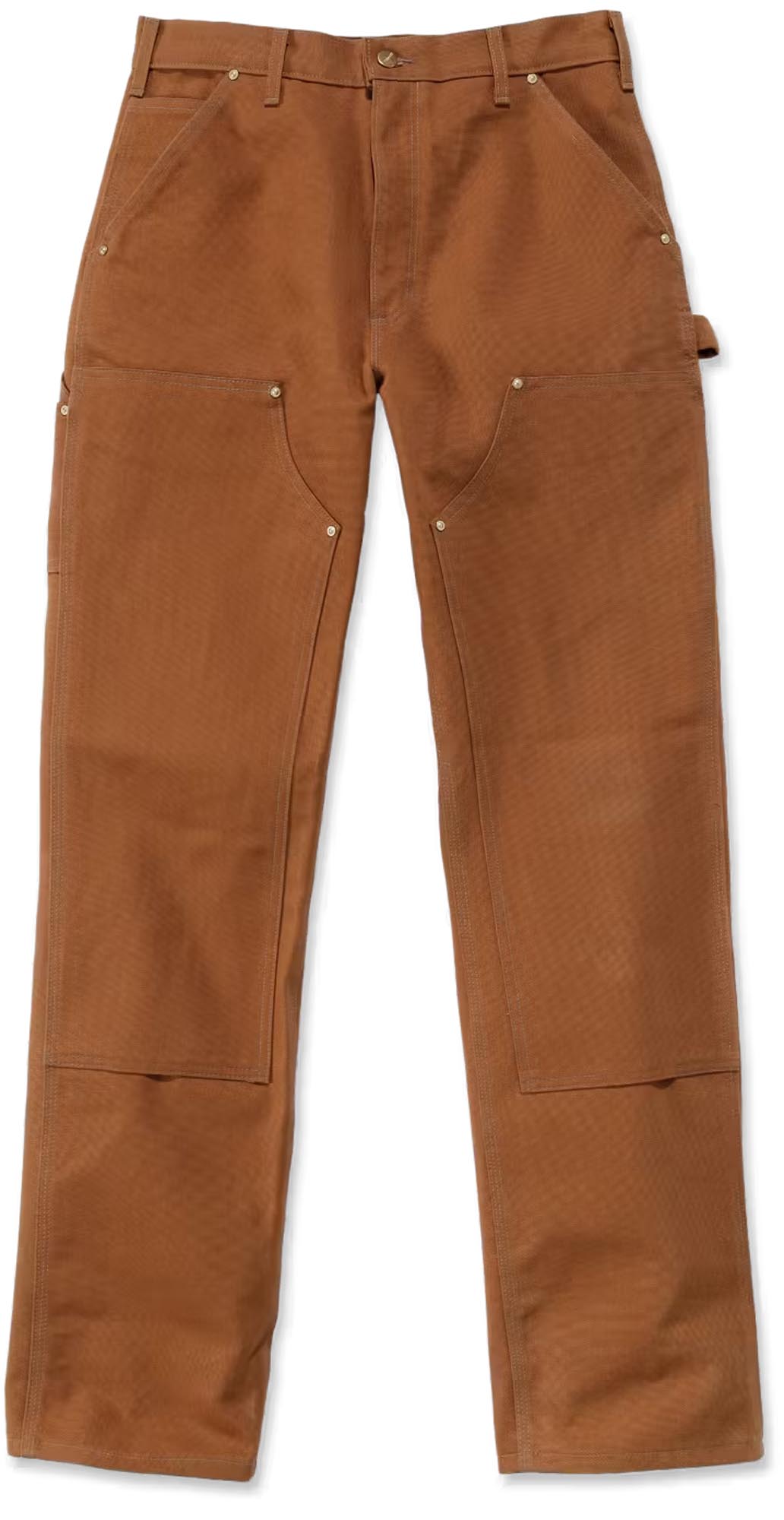 Carhartt Iconic B01 Firm Duck Double-Front Dungaree Sapljenje rjava 40/30 Slika 1