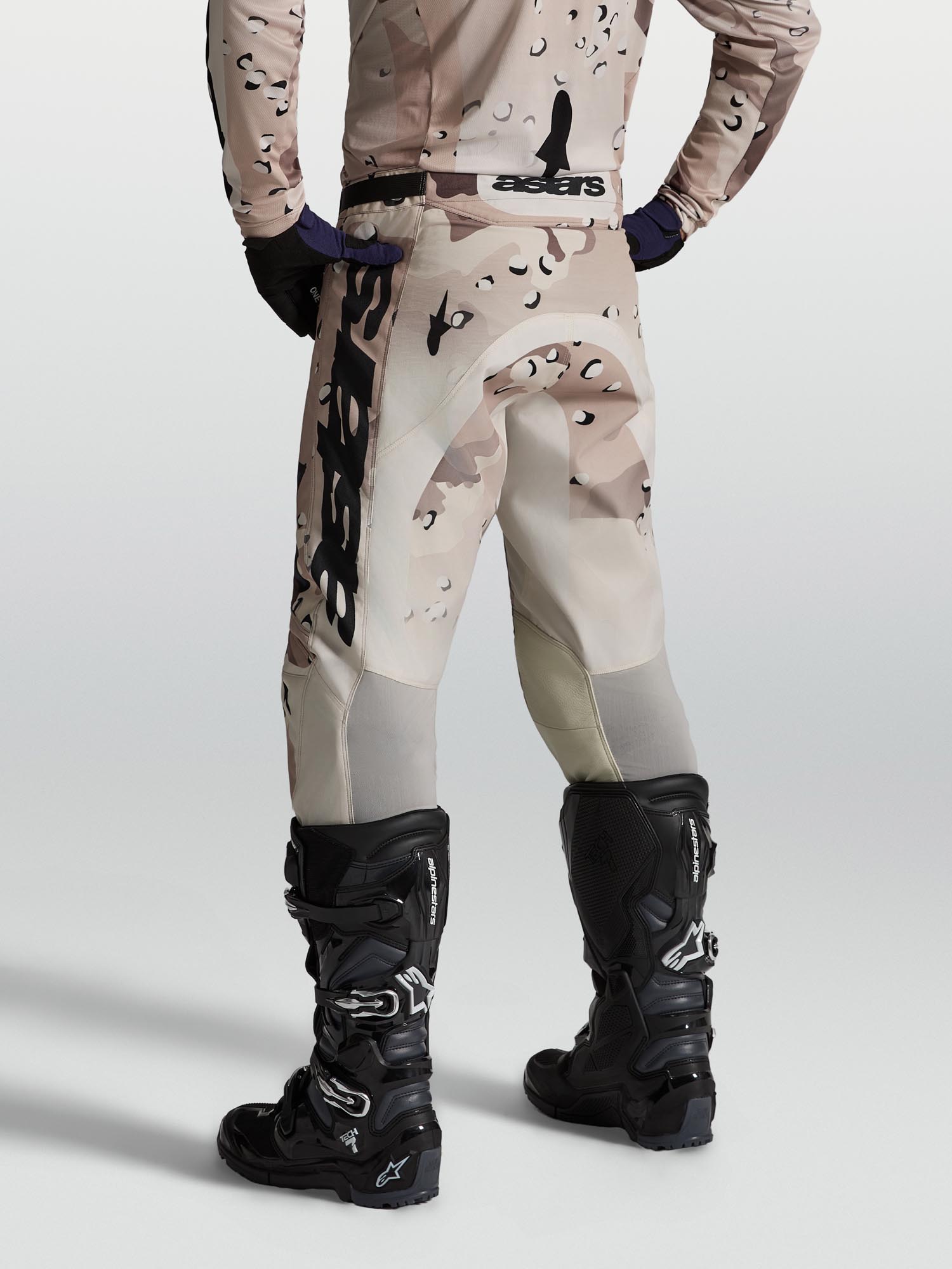 Alpinestars Racer Lone Motocross hlače rjava/črna 36 Slika 8