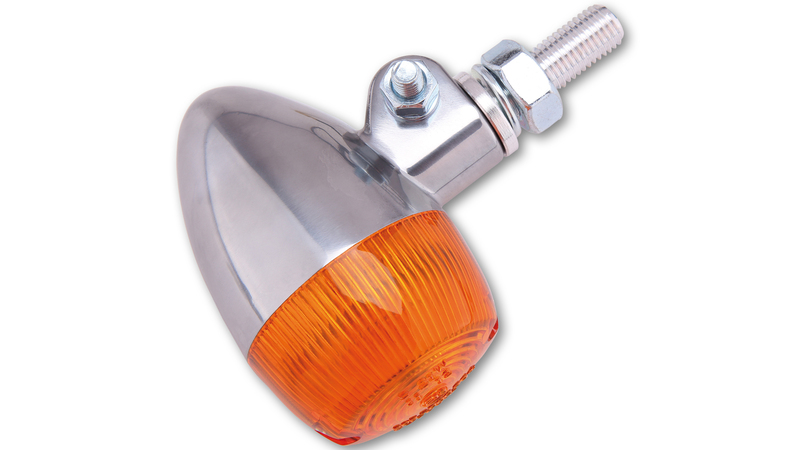 HIGHSIDER Smart Bullet Glödlampa Indikator Kropp Silver / Lins Orange (1st), Fram & Bak Figur 4