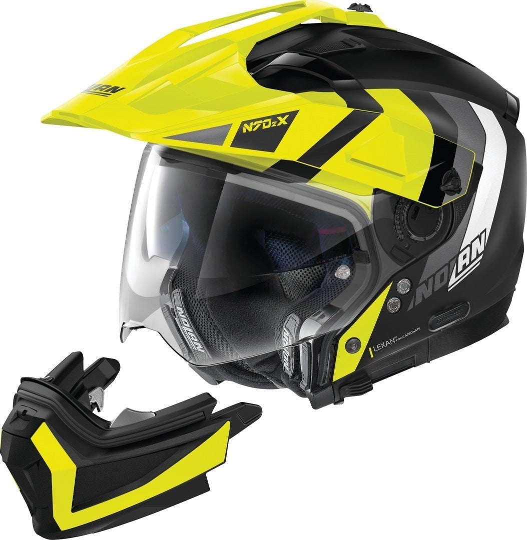 Nolan N70-2 X Decurio N-Com Casco nero/giallo S (56) Figura 4