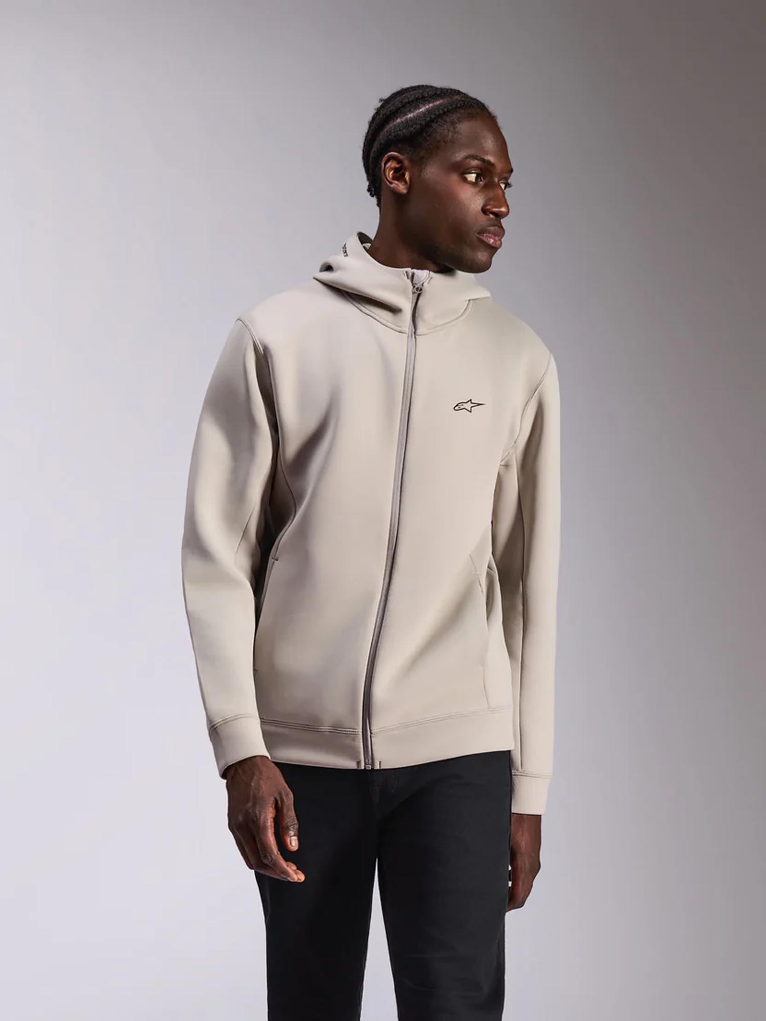 Alpinestars Cypher Sweat à capuche zippé Gris clair M Figure 3