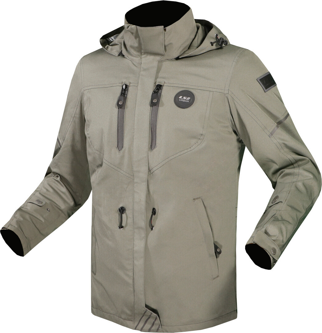 LS2 Rambla Evo waterproof Ladies Motorcycle Textile Jacket Khaki S Figure 1