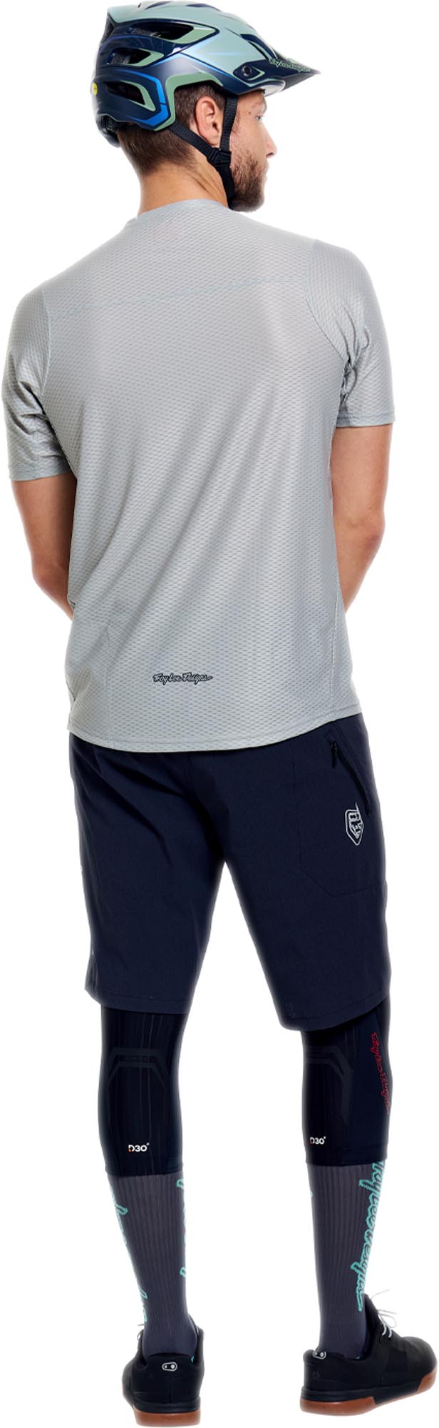 Troy Lee Designs Skyline Pro Air Shell Mono Bicycle Shorts carbon/blue 34 Figure 15